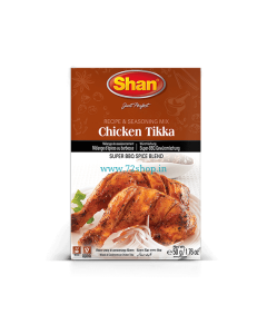 Shan Chicken Tikka Original BBQ Spice Mix - 50gm Pack