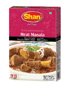 Shan Meat Masala Curry Imported Spice Mix (100gm) - Authentic Taste!