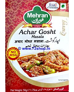 Mehran Achar Gosht Masala Mix 50 Grams Pack