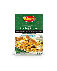 Shan Bombay Biryani Masala Online 60 Grams Pack - Genuine Authentic Mix
