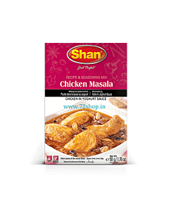 Shan Chicken Masala Curry Original - Imported Genuine Authentic Taste Spice Mix (50gm)