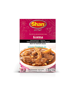 Shan Korma Masala Imported Original Spice Mix Masala Curry (50gm) for Authentic Korma Taste