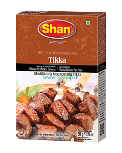 Shan Tikka Boti Imported Spice Mix - Masala (50gm) Genuine Authentic Taste
