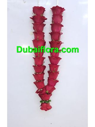Red roses Garland