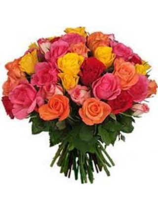 45 MIX ROSES BUNCH