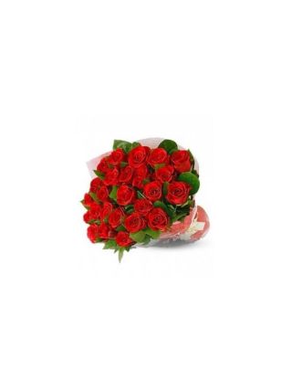 Bouquet of 25 Red Roses